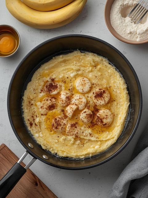 Omlet bananowo-cynamonowy