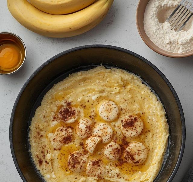 Banana-Cinnamon Omelette