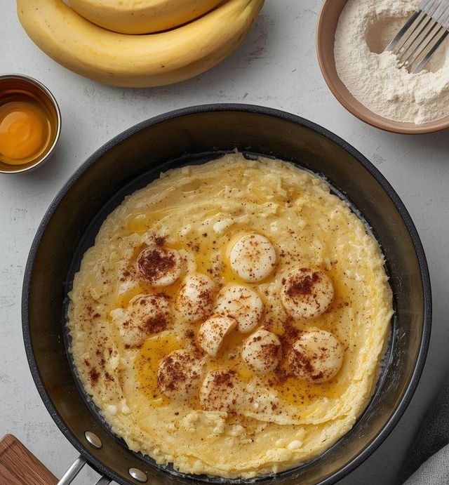 Bananen-Zimt-Omelett