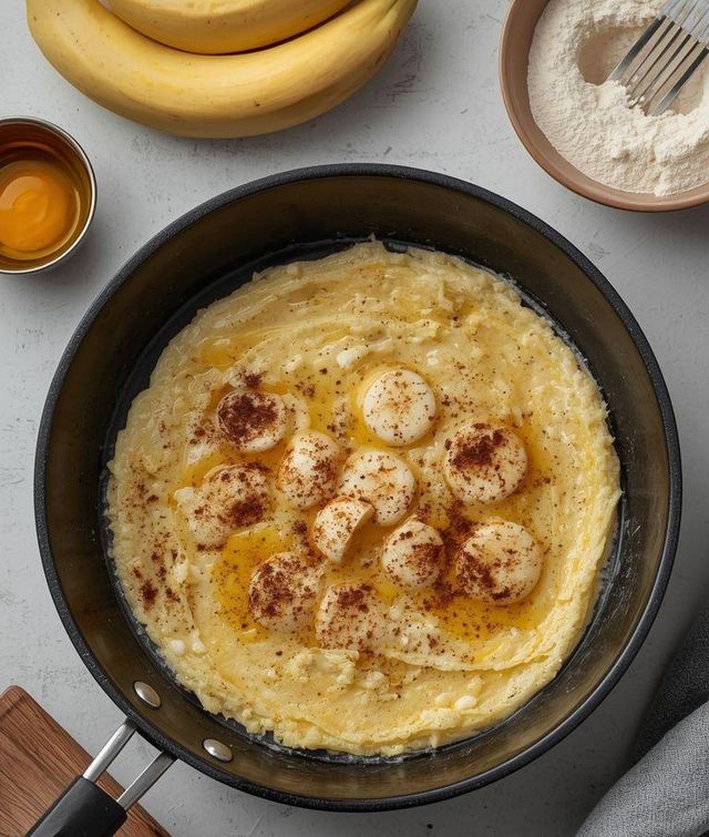 Omlet bananowo-cynamonowy