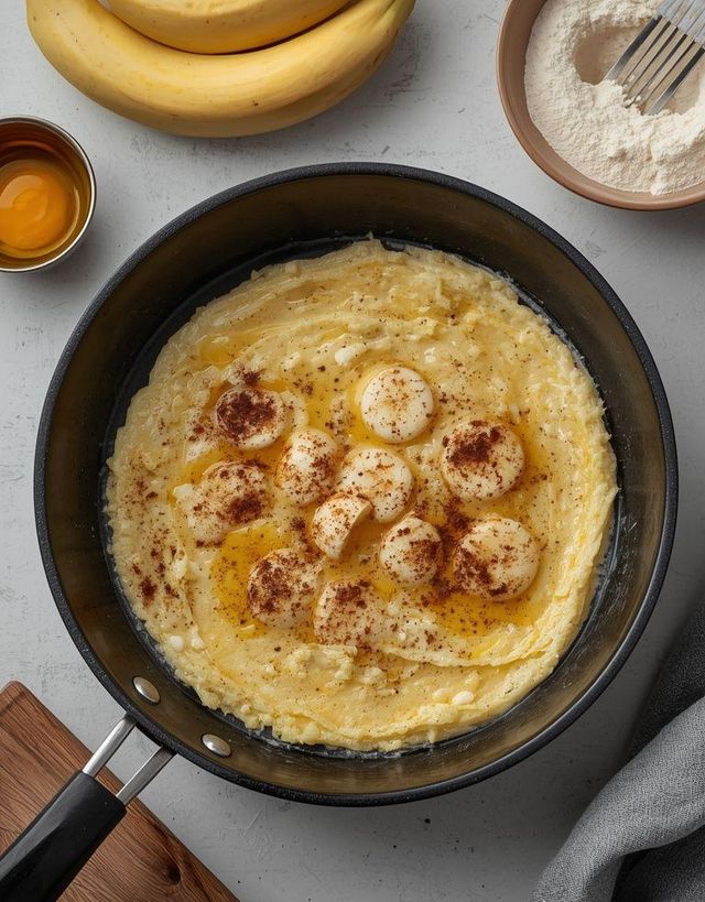 Omlet bananowo-cynamonowy
