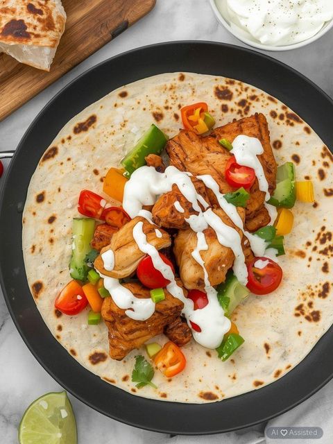 Tortilla z kurczakiem