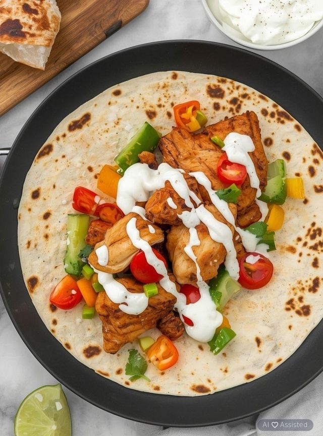 Tortilla z kurczakiem