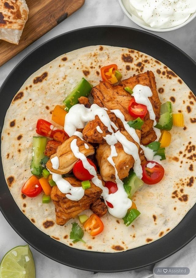Hähnchentortilla