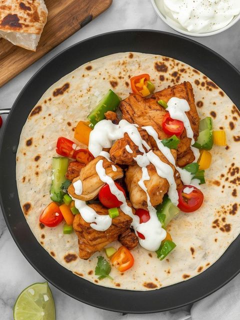 Tortilla z kurczakiem