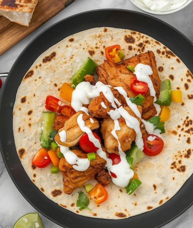 Hähnchentortilla