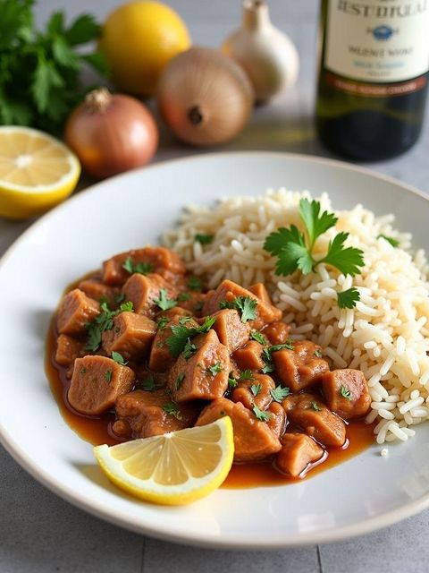 Ragout z indyka i grzybów