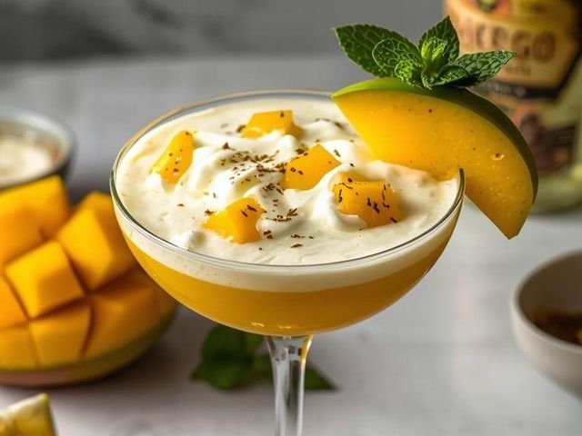 Jogurtowy koktajl z mango