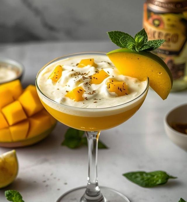Jogurtowy koktajl z mango