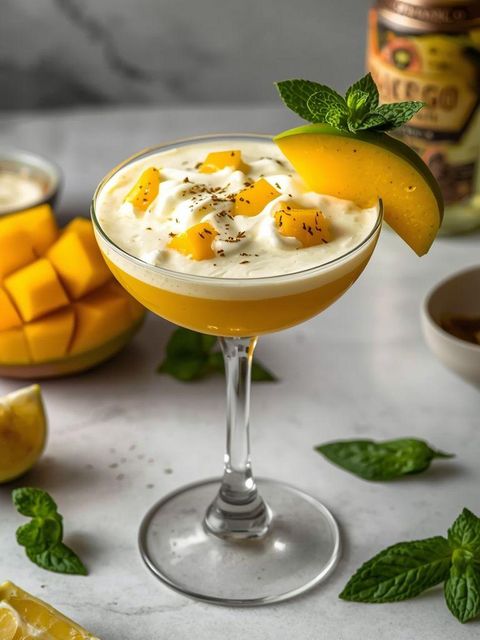 Jogurtowy koktajl z mango