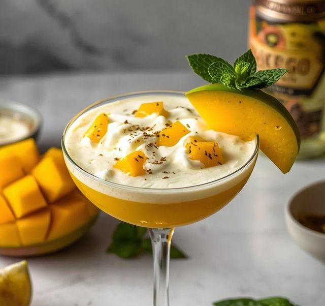 Jogurtowy koktajl z mango