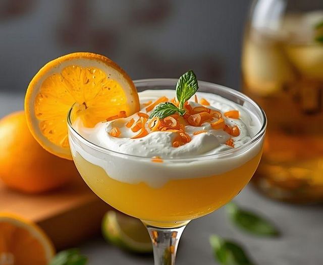 Zitroniger Joghurt-Cocktail