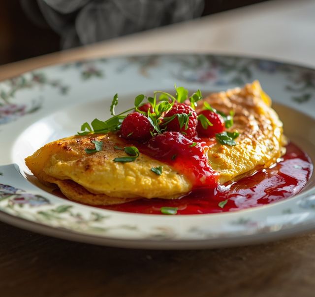 Omlet malinowy