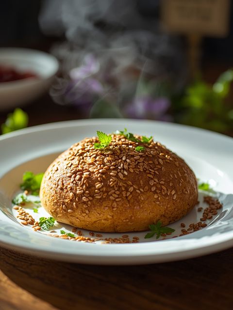 Keto bread with chia, sunflower and flax seeds