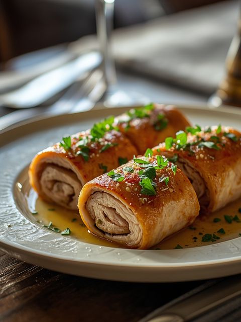 Turkey roulades