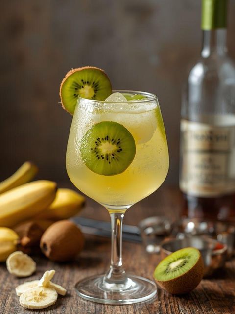 Koktajl z kiwi i banana