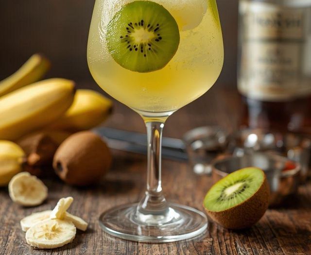 Kiwi and Banana Cocktail