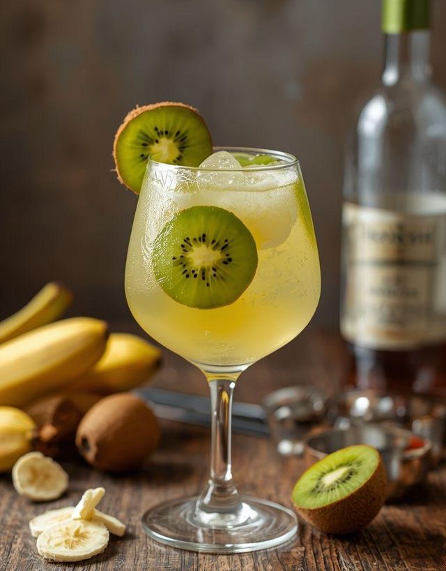 Koktajl z kiwi i banana