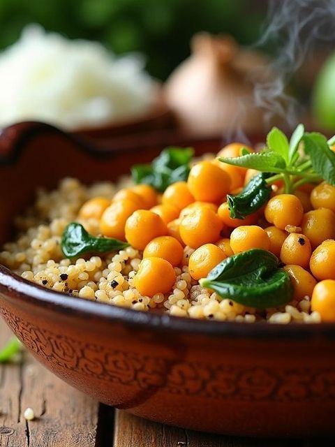 Chickpea and Spinach Curry