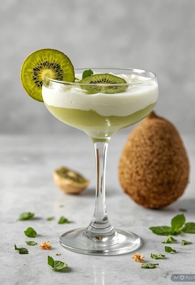 Jogurtowy koktajl z kiwi