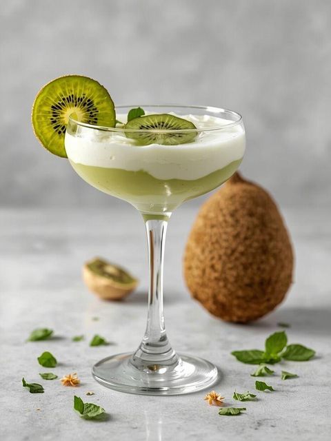 Jogurtowy koktajl z kiwi