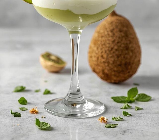 Kiwi-Joghurt-Cocktail