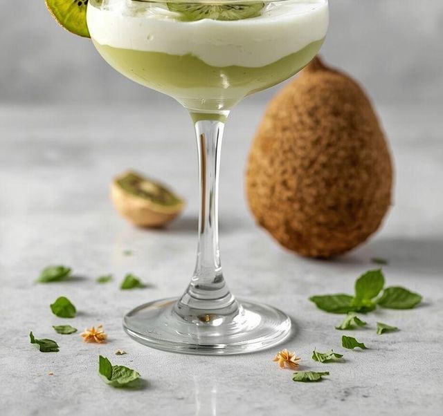Kiwi Yogurt Cocktail