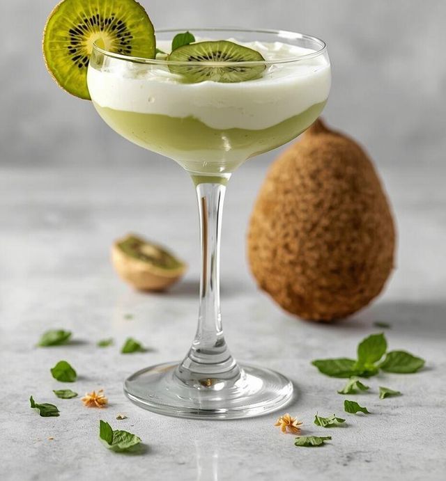 Kiwi Yogurt Cocktail