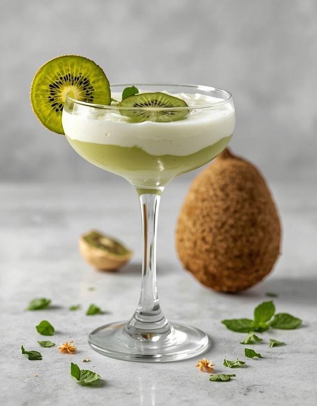 Kiwi-Joghurt-Cocktail