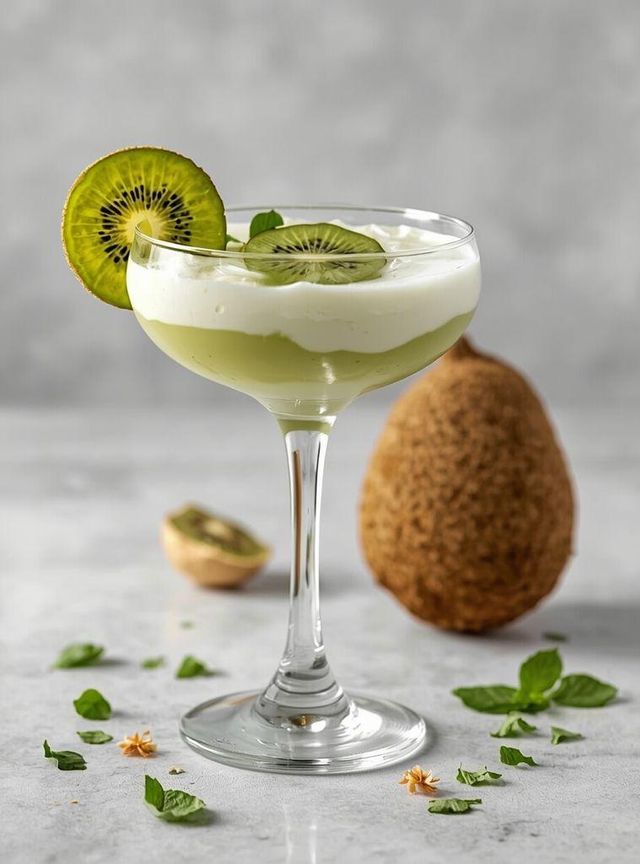 Kiwi-Joghurt-Cocktail