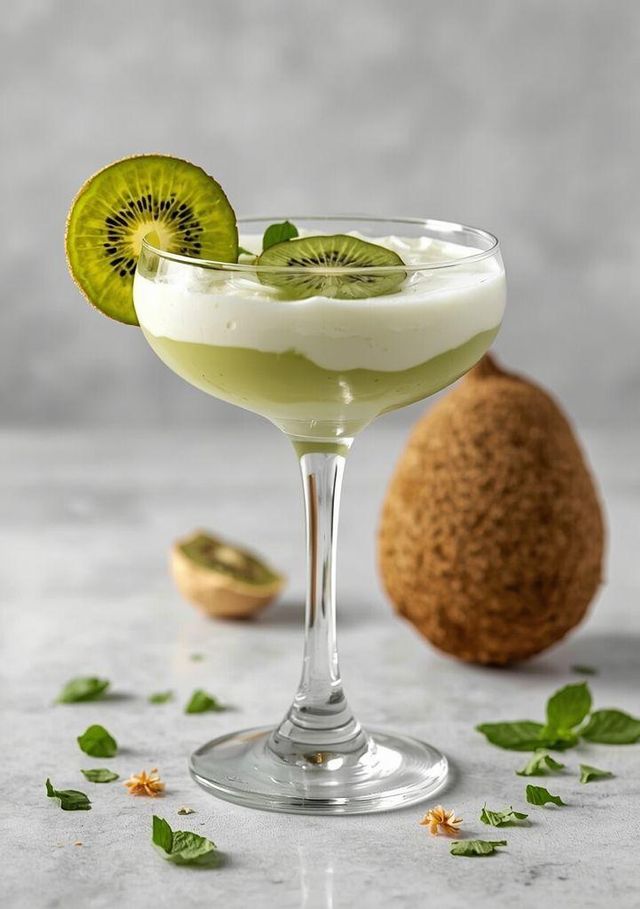 Kiwi Yogurt Cocktail