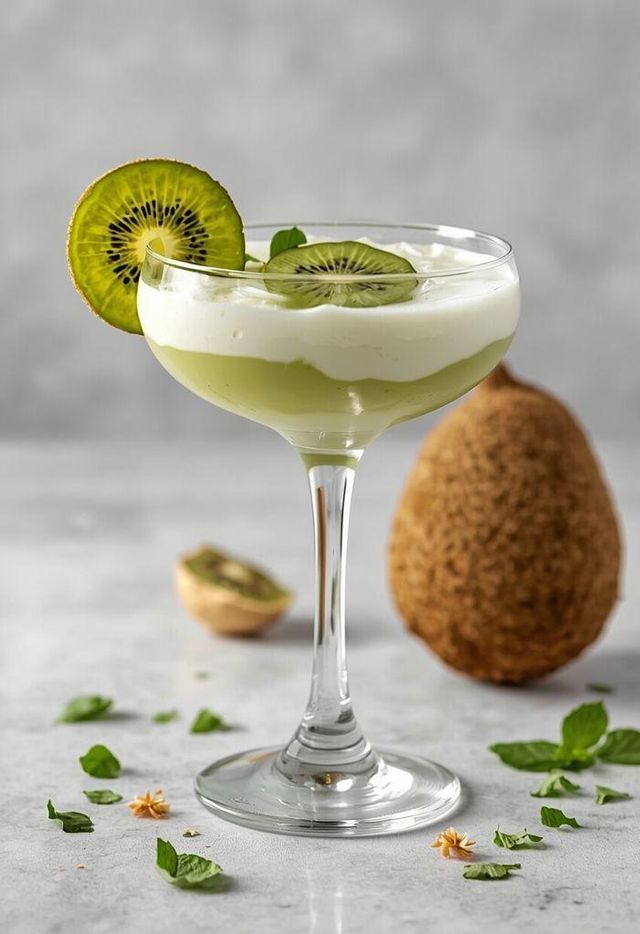 Jogurtowy koktajl z kiwi
