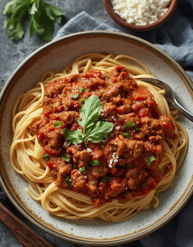 Spaghetti bolognese - bez laktozy