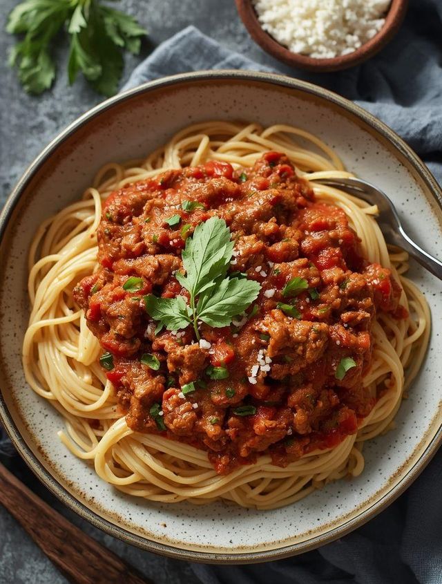 Spaghetti Bolognese - Lactose-Free