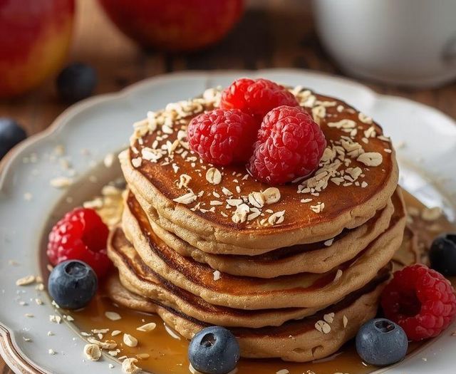 Hafer-Apfel-Pfannkuchen