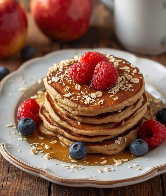 Hafer-Apfel-Pfannkuchen