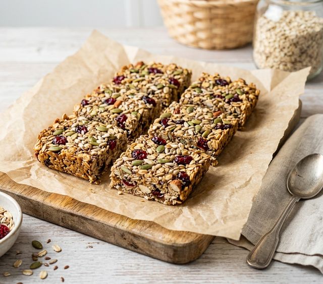Multi-Grain Oat and Dried Fruit Energy Bars