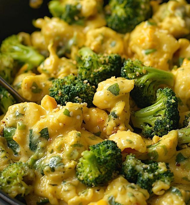 Scrambled Eggs with Broccoli